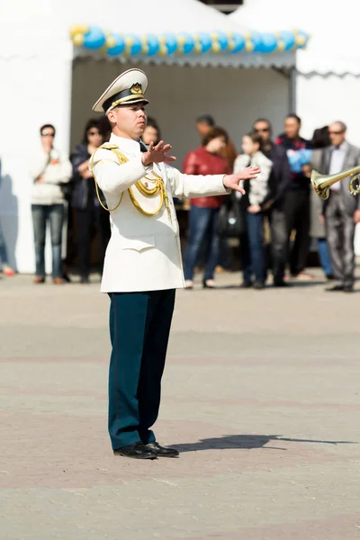 Petropavlovsk Mayo 2016 Fiesta Pública Día Del Defensor Patria Celebrado — Foto de Stock