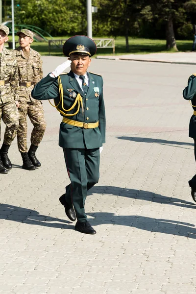 Петропавловськ Камчатський Травня 2016 Державне Свято Захисника Вітчизни Відзначається Травня — стокове фото