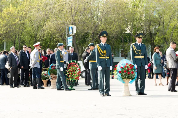 Petropavlovsk Maio 2016 Feriado Defensor Dia Pátria Celebrado Dia Maio — Fotografia de Stock