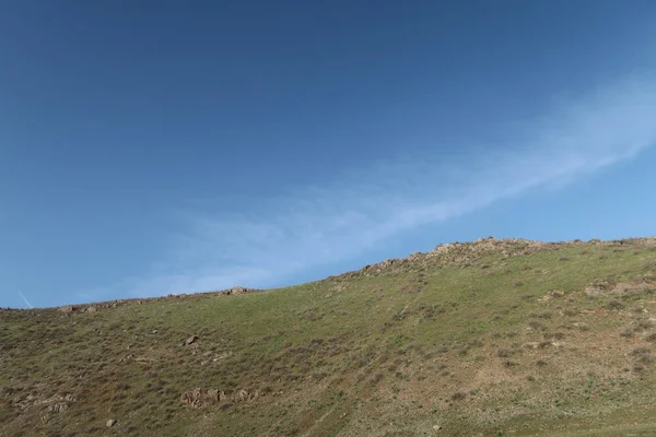 Vue Panoramique Sur Les Collines Verdoyantes Steppe — Photo