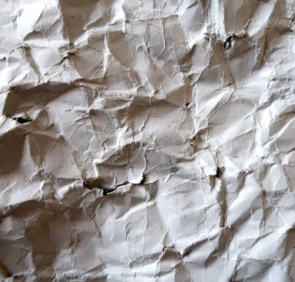 Gray Wrinkled Paper Background — Stock Photo, Image