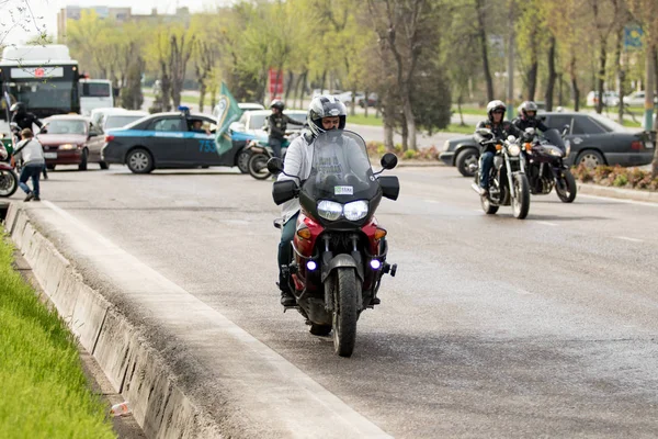 Shymkent Kazakhstan March 2017 Motorcycles Opening Biker Season Shymkent March — Stock Photo, Image