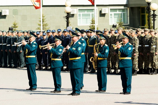 Petropavlovsk Mei 2016 Feestdag Verdediger Van Het Vaderland Dag Gevierd — Stockfoto