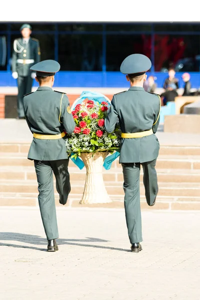 Petropavlovsk Mayo 2016 Fiesta Pública Día Del Defensor Patria Celebrado —  Fotos de Stock