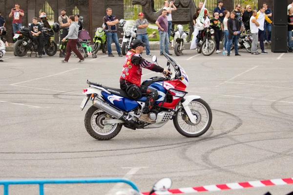 Shymkent Kazakhstan Marzo 2017 Motocicletas Apertura Temporada Motociclistas Shymkent Marzo —  Fotos de Stock