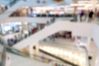 Arka plan bulanık alışveriş merkezi