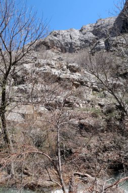Dağlar taşlar, hills, çayırlar, bahar manzara
