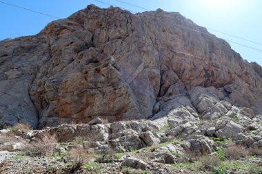 Dağlar taşlar, hills, çayırlar, bahar manzara