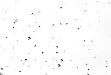 Camdaki yağmur damlaları