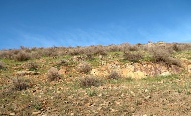 Bozkır hills, doğal arka plan.