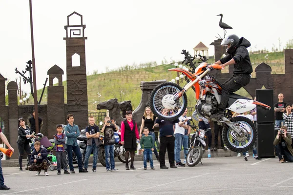 Shymkent Kazakhstan Marzo 2017 Motocicletas Apertura Temporada Motociclistas Shymkent Marzo — Foto de Stock