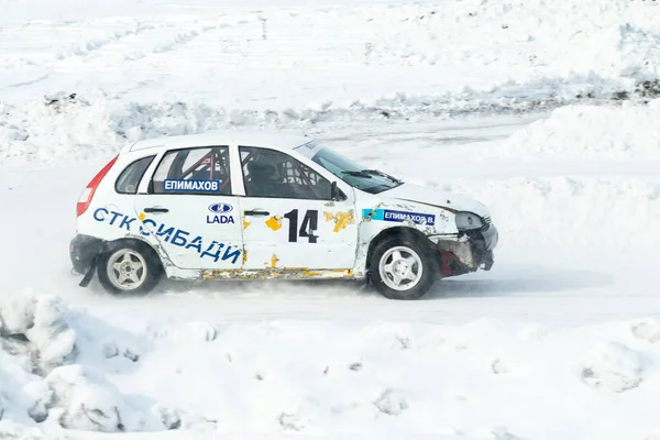 Petropavlovsk Kazakistan Mart 2016 Fincan Urallar Sibirya Kazakistan Kış Parça — Stok fotoğraf