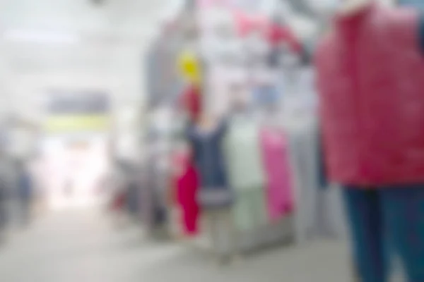 Blurred Background Supermarket Stores — Stock Photo, Image