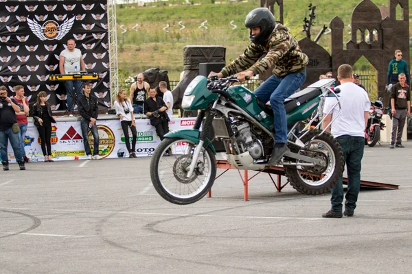 Shymkent Kazakhstan Março 2017 Motocicletas Abertura Temporada Motociclistas Shymkent Março — Fotografia de Stock