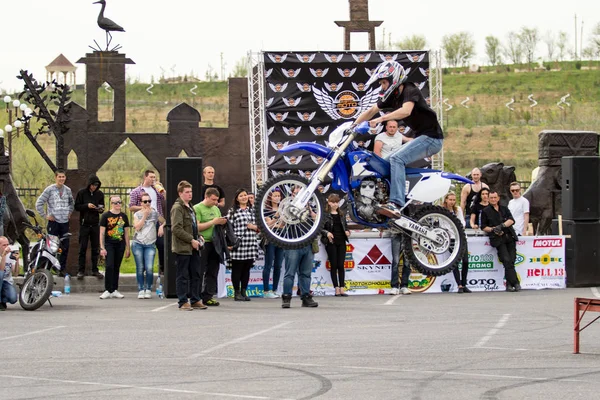 Shymkent Kazakistan Şubat 2017 Motosiklet Motorcu Sezon Açılış Mart 2017 — Stok fotoğraf