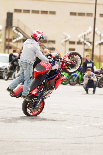 Shymkent Kazakhstan Março 2017 Motocicletas Abertura Temporada Motociclistas Shymkent Março — Fotografia de Stock