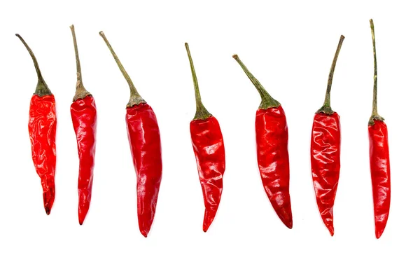 Red Chilli Pepper Isolated White Background — Stock Photo, Image