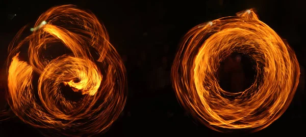 Fire Motion Long Exposure — Stock Photo, Image