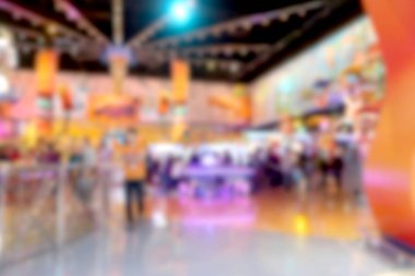 Arka plan bulanık alışveriş merkezi