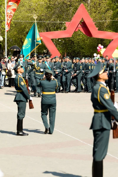 Petropavlovsk Mai 2016 Jours Fériés Journée Défenseur Patrie Célébrée Mai — Photo