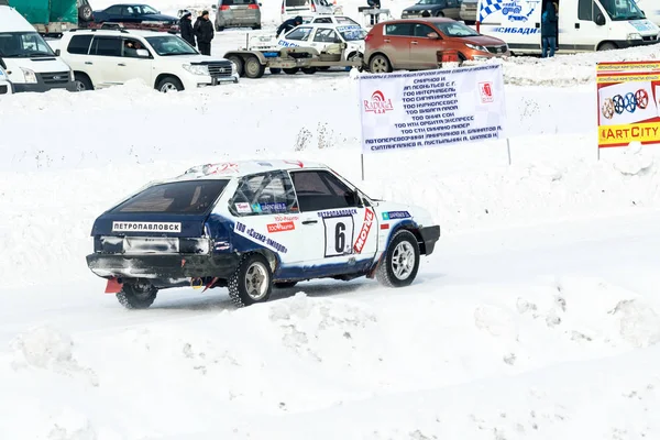 Petropavlovsk Kazakistan Mart 2016 Fincan Urallar Sibirya Kazakistan Kış Parça — Stok fotoğraf