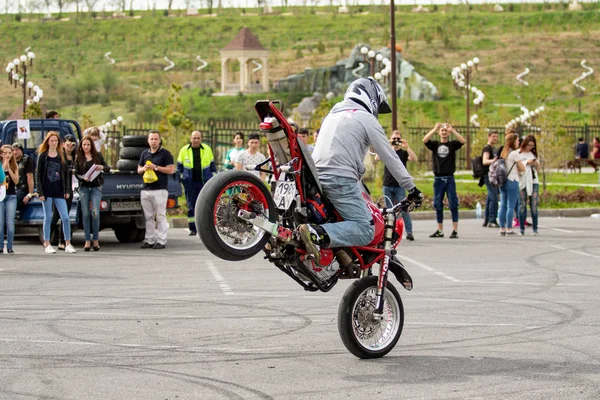 Shymkent Kazahsztán 2017 Március Motorkerékpárok Megnyitón Motoros Szezon Shymkent 2017 — Stock Fotó