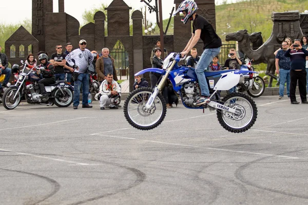 Şımkent Kazachstan Maart 2017 Motoren Bij Opening Van Het Seizoen — Stockfoto