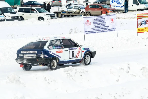 Petropavlovsk Kazakistan Mart 2016 Fincan Urallar Sibirya Kazakistan Kış Parça — Stok fotoğraf