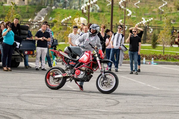 Shymkent Kazakhstan Março 2017 Motocicletas Abertura Temporada Motociclistas Shymkent Março — Fotografia de Stock