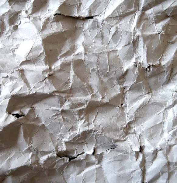 Gray Wrinkled Paper Background — Stock Photo, Image