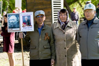 Petropavlovsk 9 Mayıs 2016: sakinleri unutulmaz Alayı 