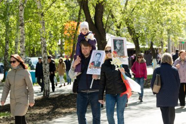 Petropavlovsk 9 Mayıs 2016: sakinleri unutulmaz Alayı 