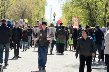 Petropavlovsk 9 Mayıs 2016: sakinleri unutulmaz Alayı 