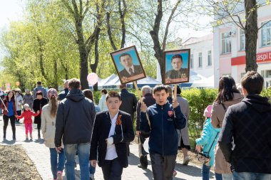 Petropavlovsk 9 Mayıs 2016: sakinleri unutulmaz Alayı 