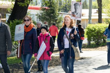 Petropavlovsk 9 Mayıs 2016: sakinleri unutulmaz Alayı 