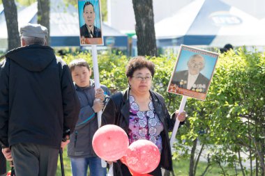 Petropavlovsk 9 Mayıs 2016: sakinleri unutulmaz Alayı 