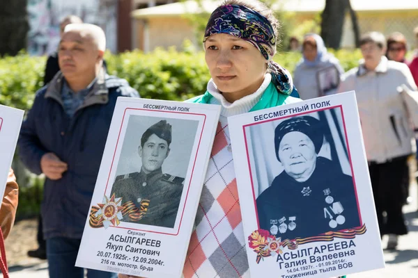 Petropavlovsk 9 Mayıs 2016: sakinleri unutulmaz Alayı 