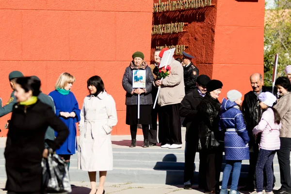 Petropavlovsk 9 Mayıs 2016: sakinleri unutulmaz Alayı 