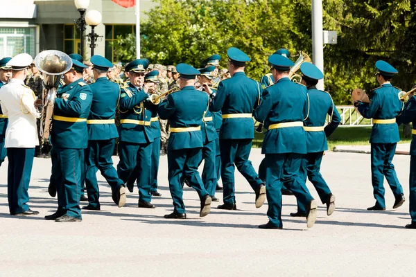 Petropavlovsk Mei 2016 Feestdag Verdediger Van Het Vaderland Dag Gevierd — Stockfoto