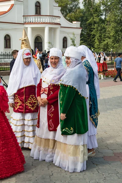 Petropavlovsk Kazachstán Července 2016 Festival Let Regionu Severní Kazachstán Etnické — Stock fotografie