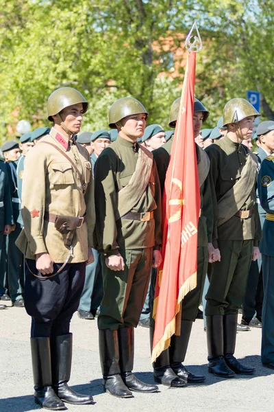 Petropavlovsk Kazakhstan May 2016 Victory Day May 2016 Petropavlovsk Kazakhstan — Stock Photo, Image