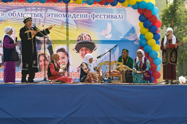 Petropavlovsk Kazachstán Července 2016 Festival Let Regionu Severní Kazachstán Etnické — Stock fotografie