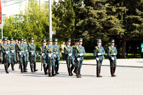 Петропавловськ Камчатський Травня 2016 Державне Свято Захисника Вітчизни Відзначається Травня — стокове фото