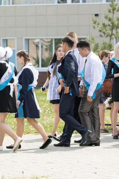 Petropavlovsk Kazachstan Mei 2016 Plechtige Gebeurtenis Laatst Bell Laatste Oproep — Stockfoto