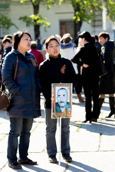 Petropavlovsk 9 Mayıs 2016: sakinleri unutulmaz Alayı 