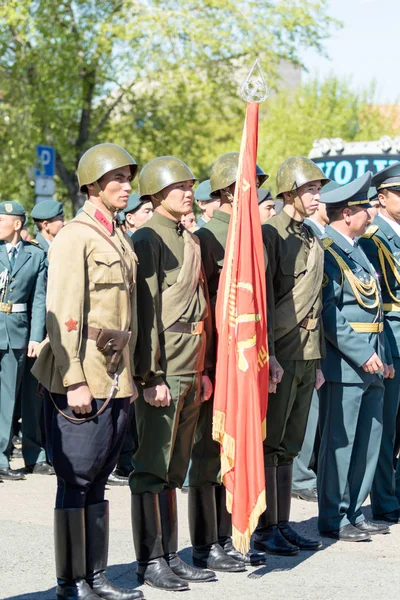 Petropavlovsk Kasakhstan Maj 2016 Victory Day Den Maj 2016 Petropavlovsk - Stock-foto