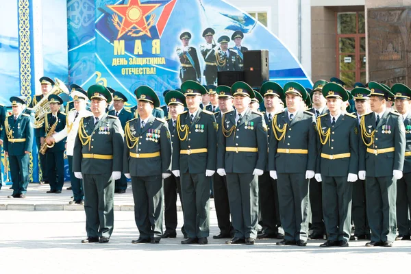 Petropavlovsk Mayo 2016 Fiesta Pública Día Del Defensor Patria Celebrado — Foto de Stock