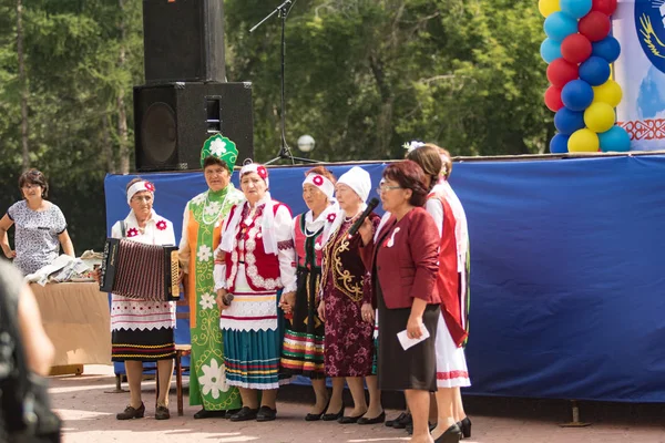 Petropavlovsk Kazachstan Juli 2016 Festival Jaar Regio Noord Kazachstan Massale — Stockfoto