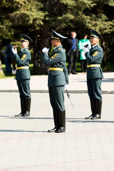 Петропавловский Мая 2016 Государственный Праздник День Защитника Отечества Отмечают Мая — стоковое фото