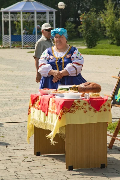 Petropavlovsk Kazachstán Července 2016 Festival Let Regionu Severní Kazachstán Etnické — Stock fotografie